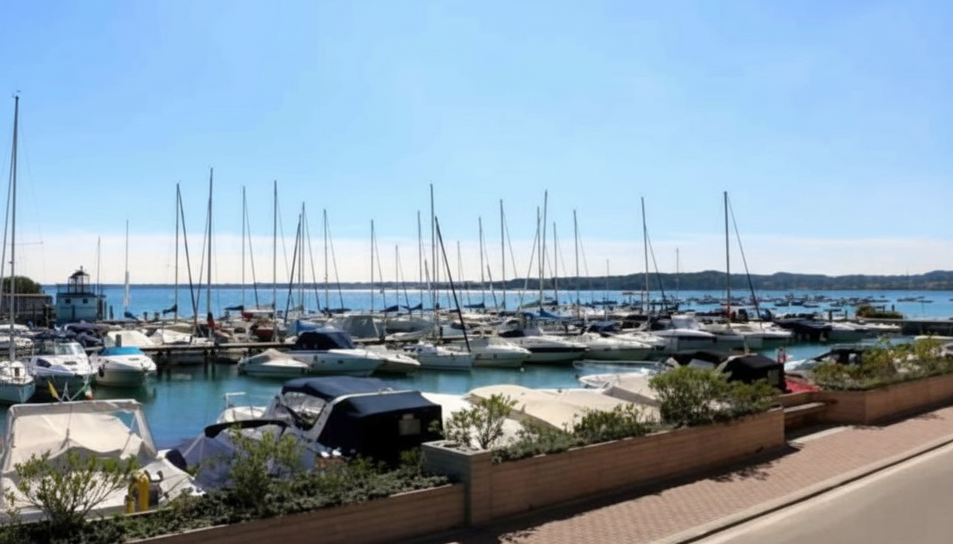 Vista lago e territorio di Moniga del Garda